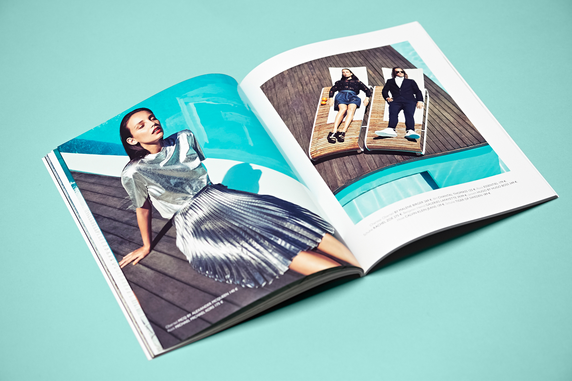 Photoshooting und Editorial Design für die Galeries Lafayette