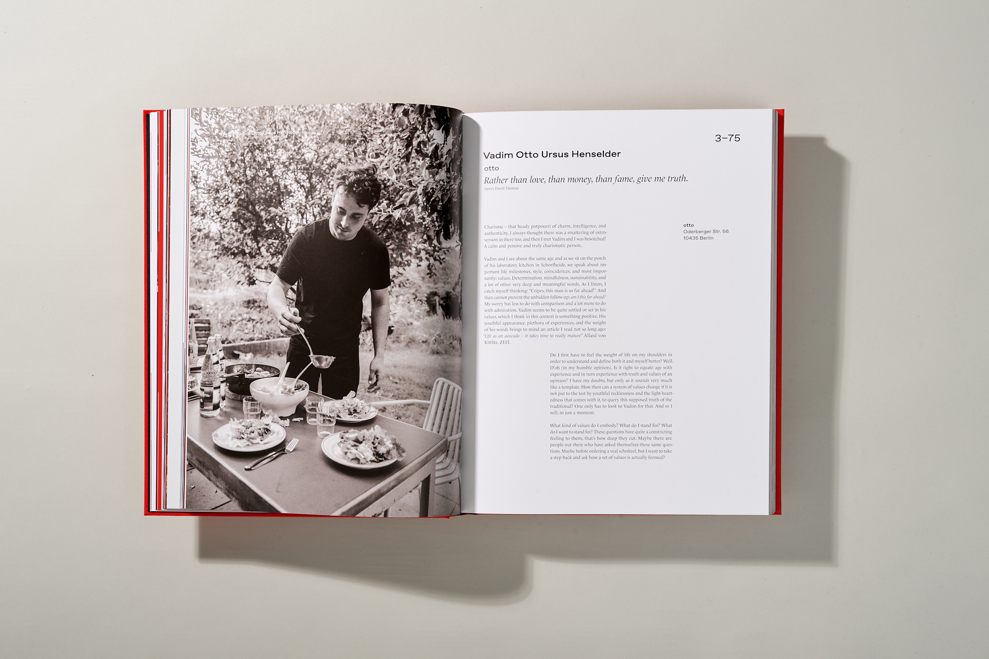 Faces of Gastronomy Book Layout