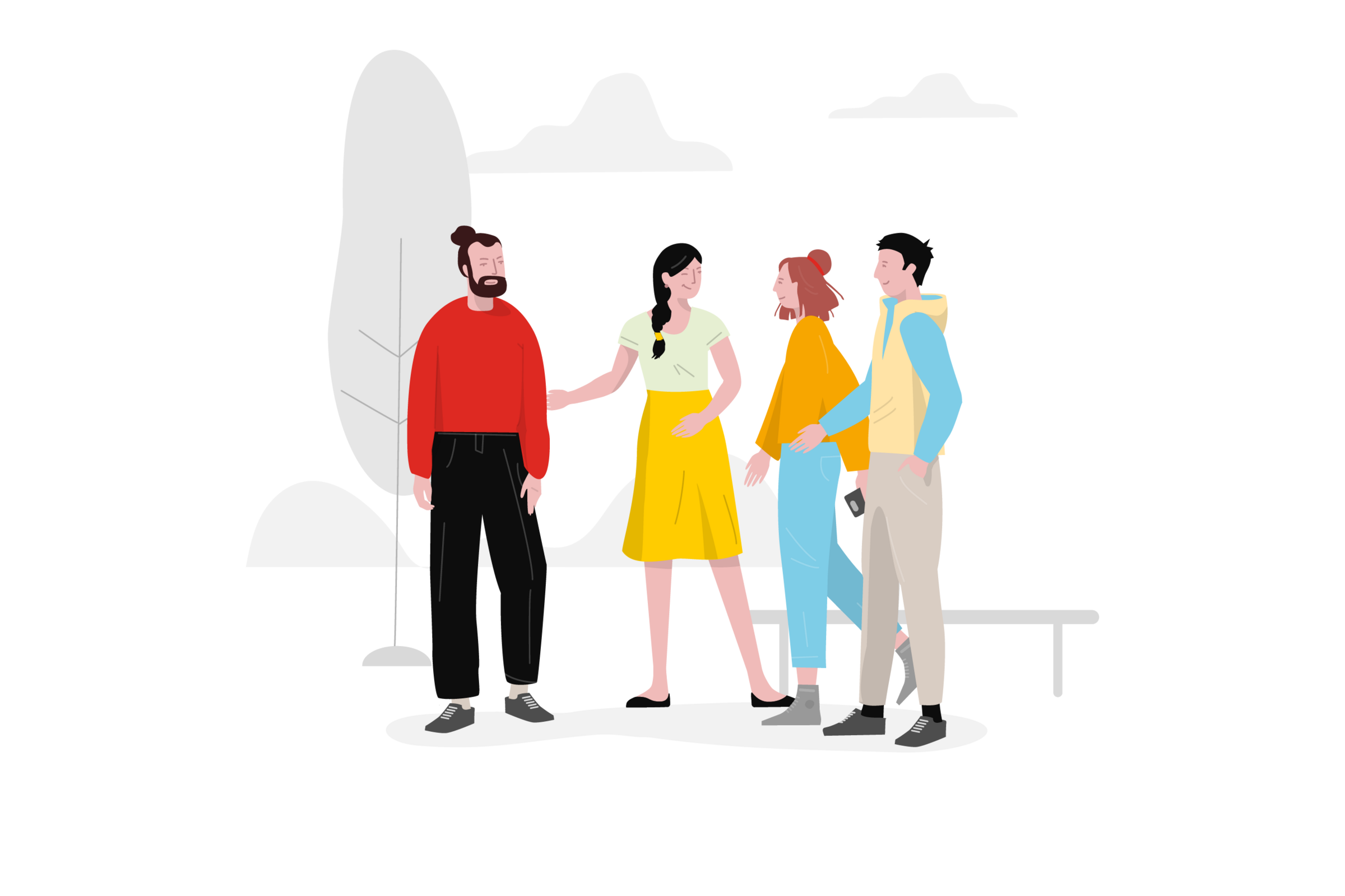 Entwicklung des Corporate Illustrationsstil für den Cornelsen Verlag