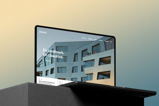 UI UX der Corporate Website für Eqviva