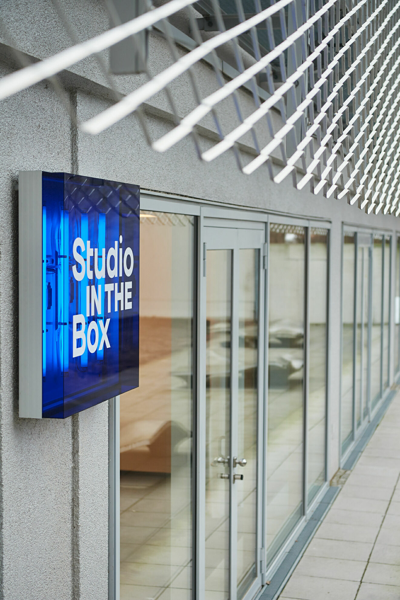 Signage und Logoentwicklung des Studio in the Box