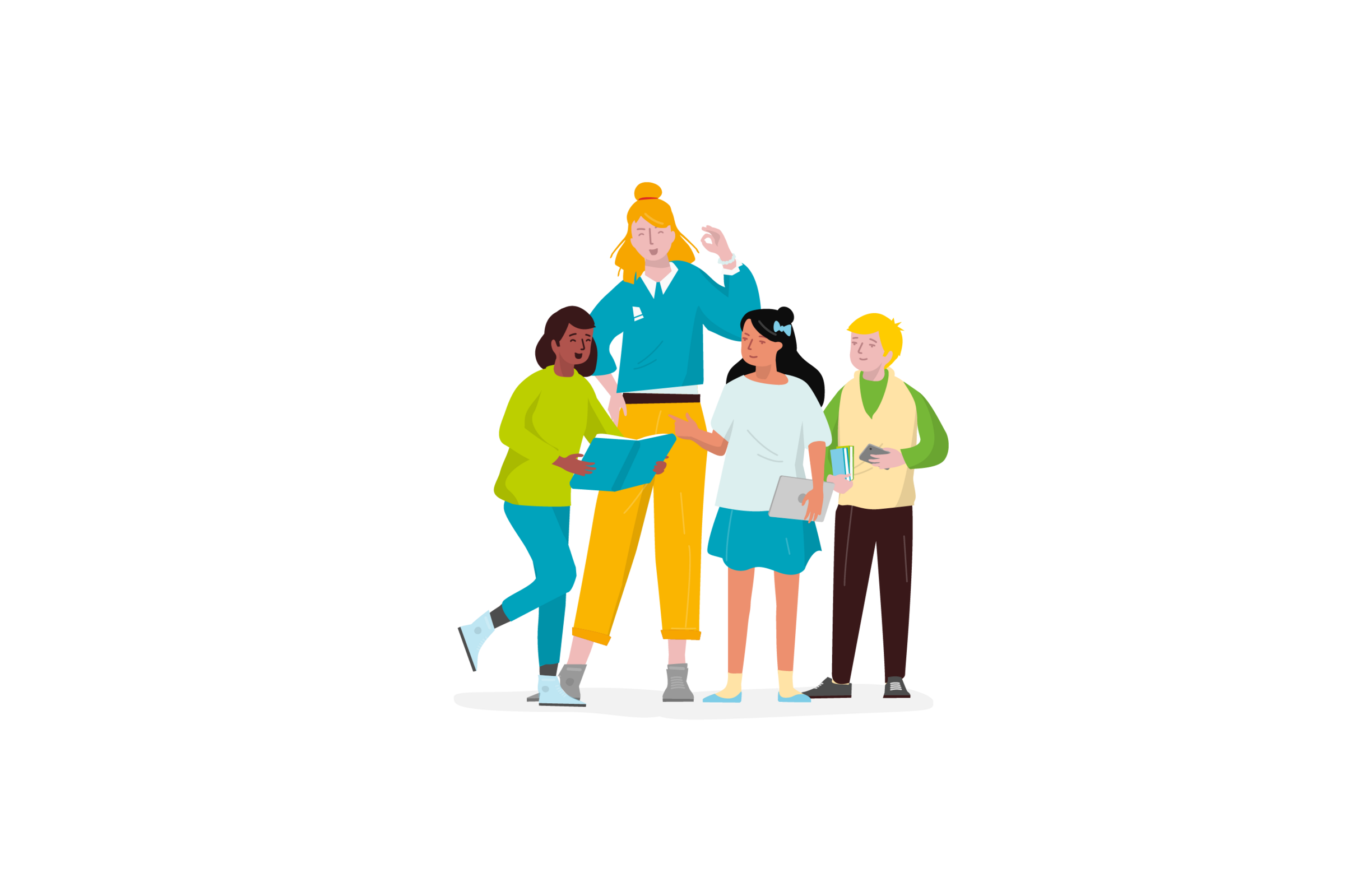 Entwicklung des Corporate Illustrationsstil für den Cornelsen Verlag