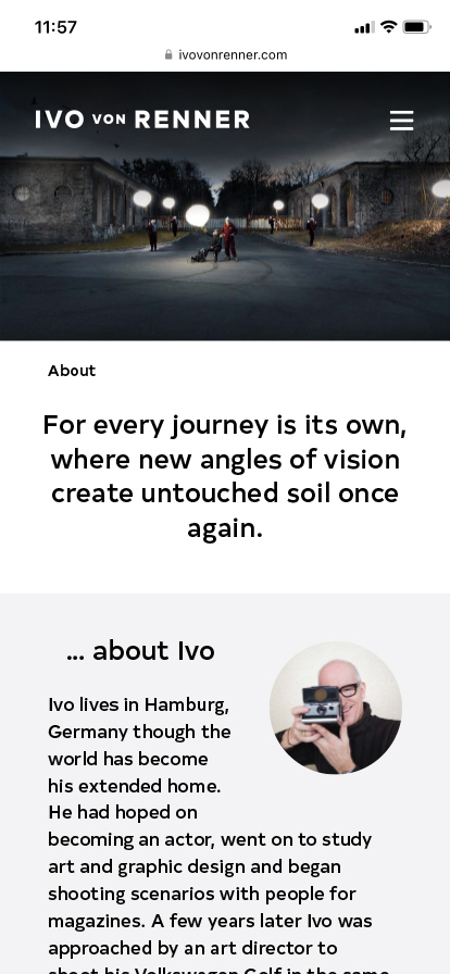 Corporate Design und UI UX für Ivo von Renner