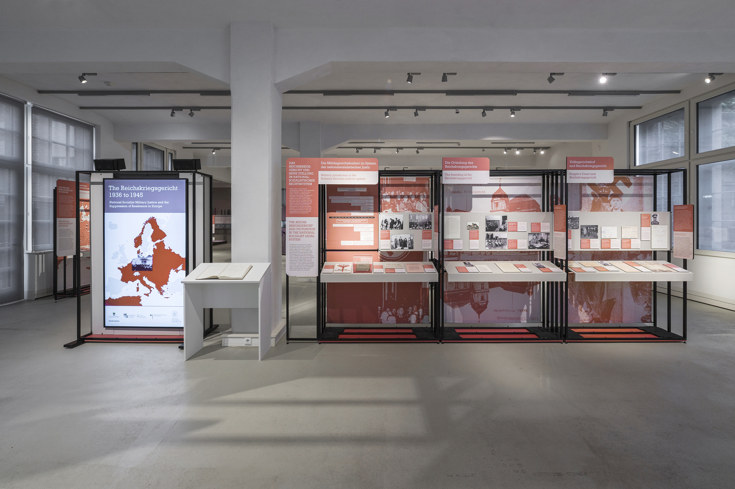 Ausstellungsgestaltung „Das Reichskriegsgericht 1936–1945“ in Halle