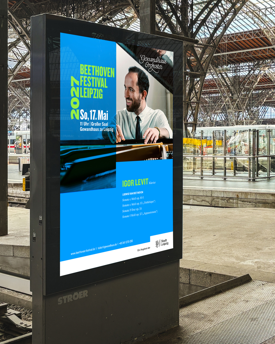 Kampagne Beethoven Festival 2027 Digital Billboard