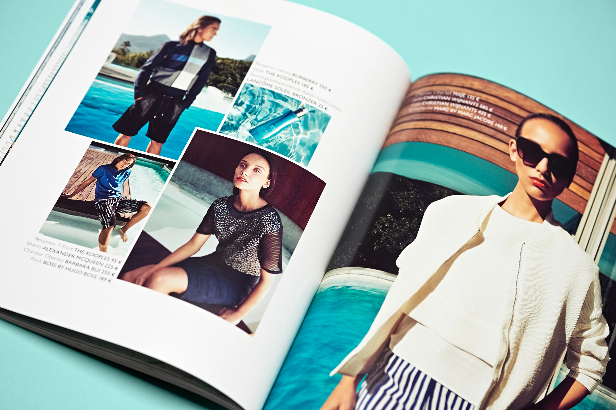 Photoshooting und Editorial Design für die Galeries Lafayette