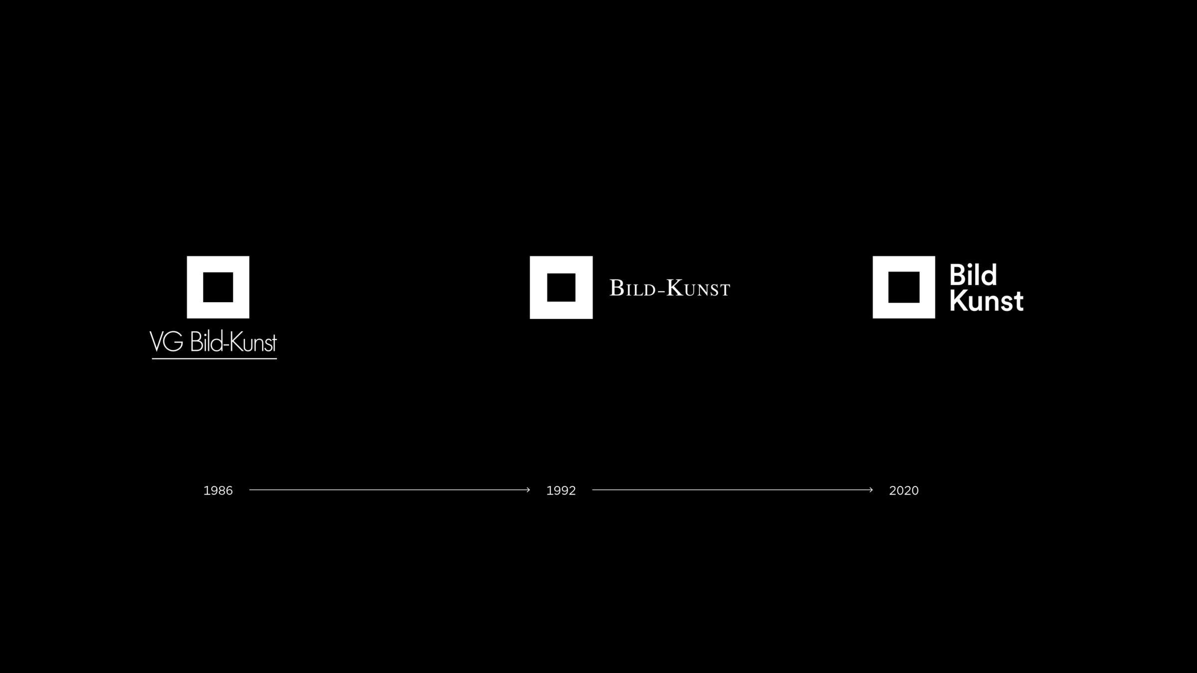 Historie des VG Bild-Kunst Logos