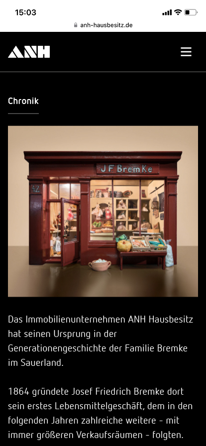 Corporate Design und UI UX für ANH Hausbesitz