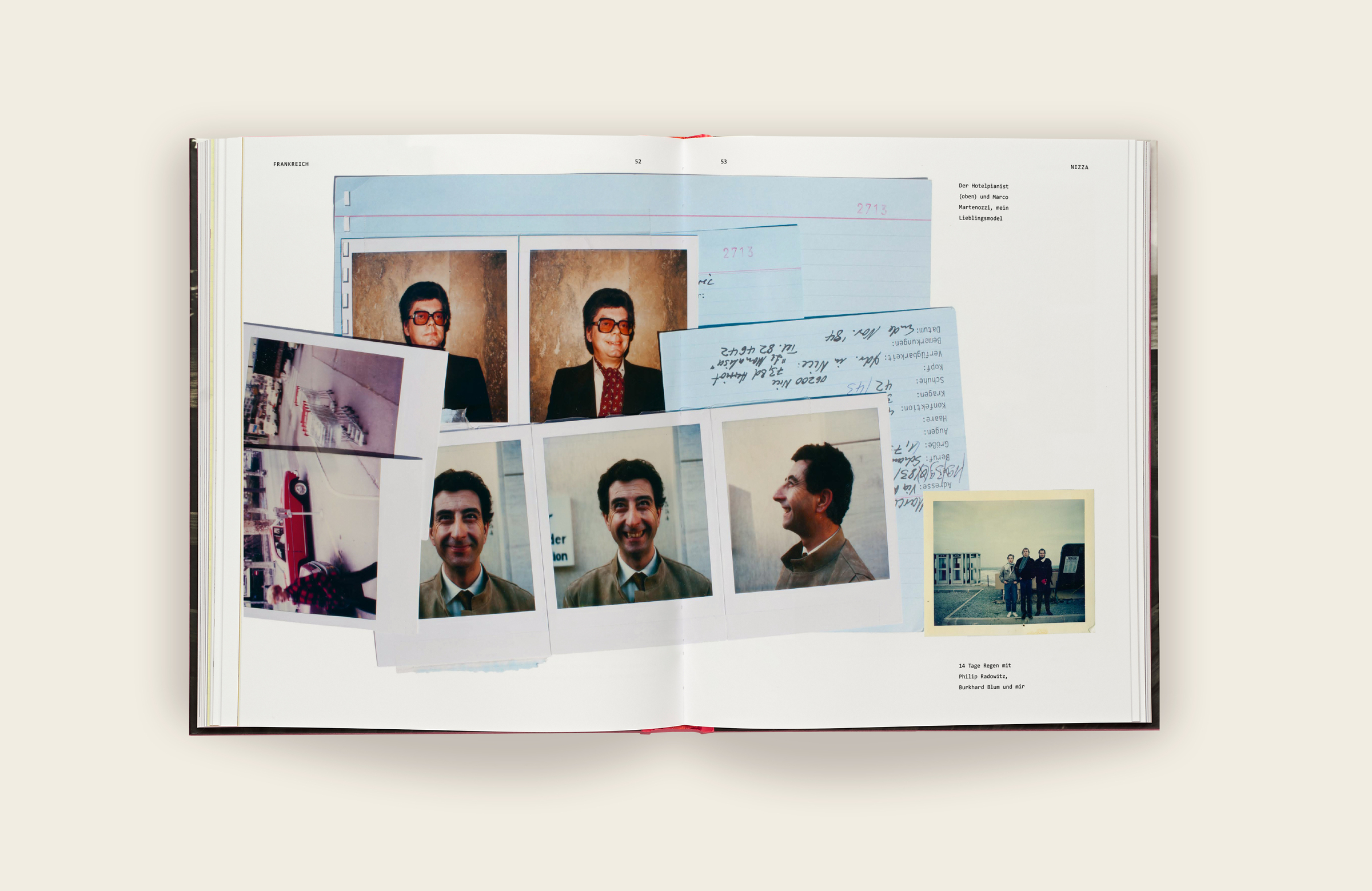 Buchgestaltung „Aus der Entfernung zu Euch“ für Ivo von Renner Fotoreihe der Statisten