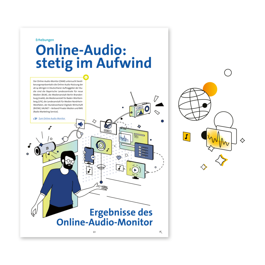 Design und Layout der Trendberichte der Medienanstalten