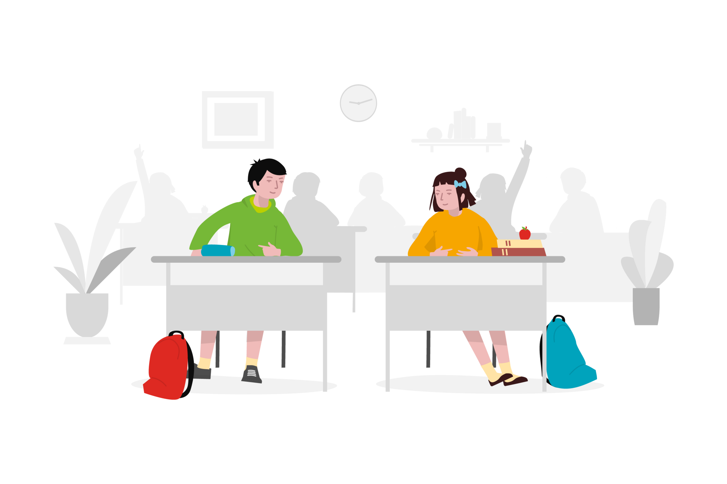 Entwicklung des Corporate Illustrationsstil für den Cornelsen Verlag