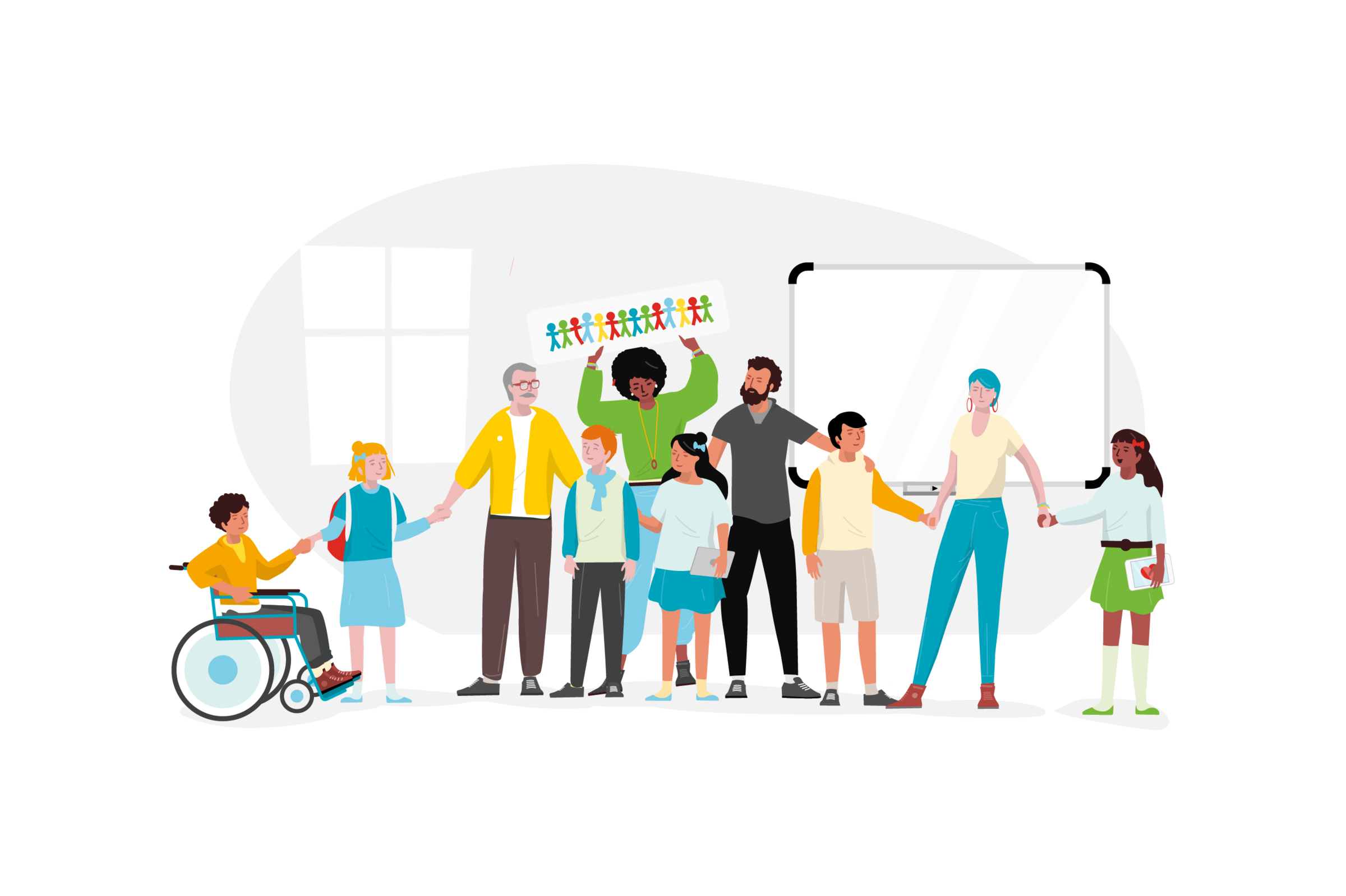 Entwicklung des Corporate Illustrationsstil für den Cornelsen Verlag