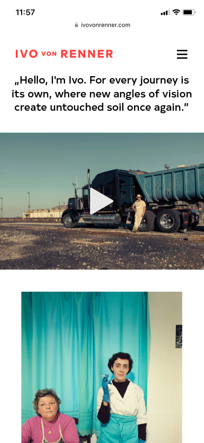 Corporate Design und UI UX für Ivo von Renner