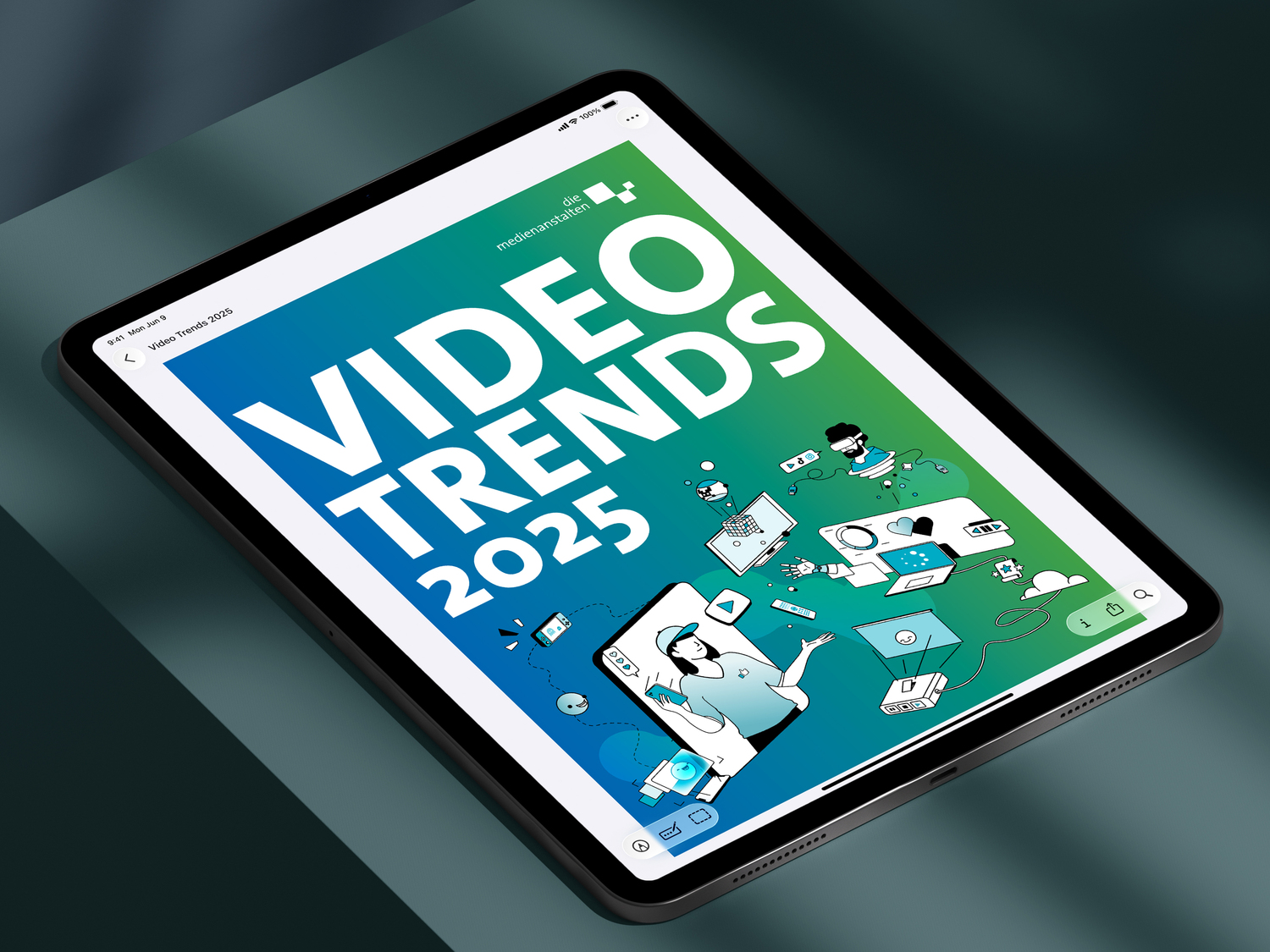 Audio Trends Linkedin Screen iPad