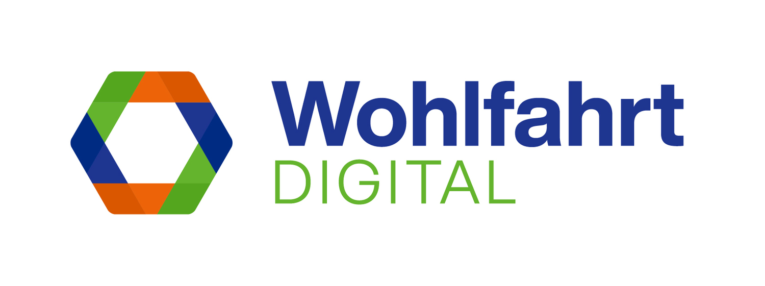 Neugestaltung des Logos der Wohlfahrt digital