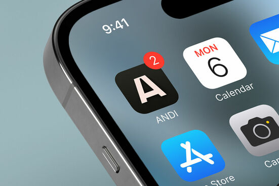 Logoentwicklung Smart Office App „ANDI“ für ANH Hausbesitz